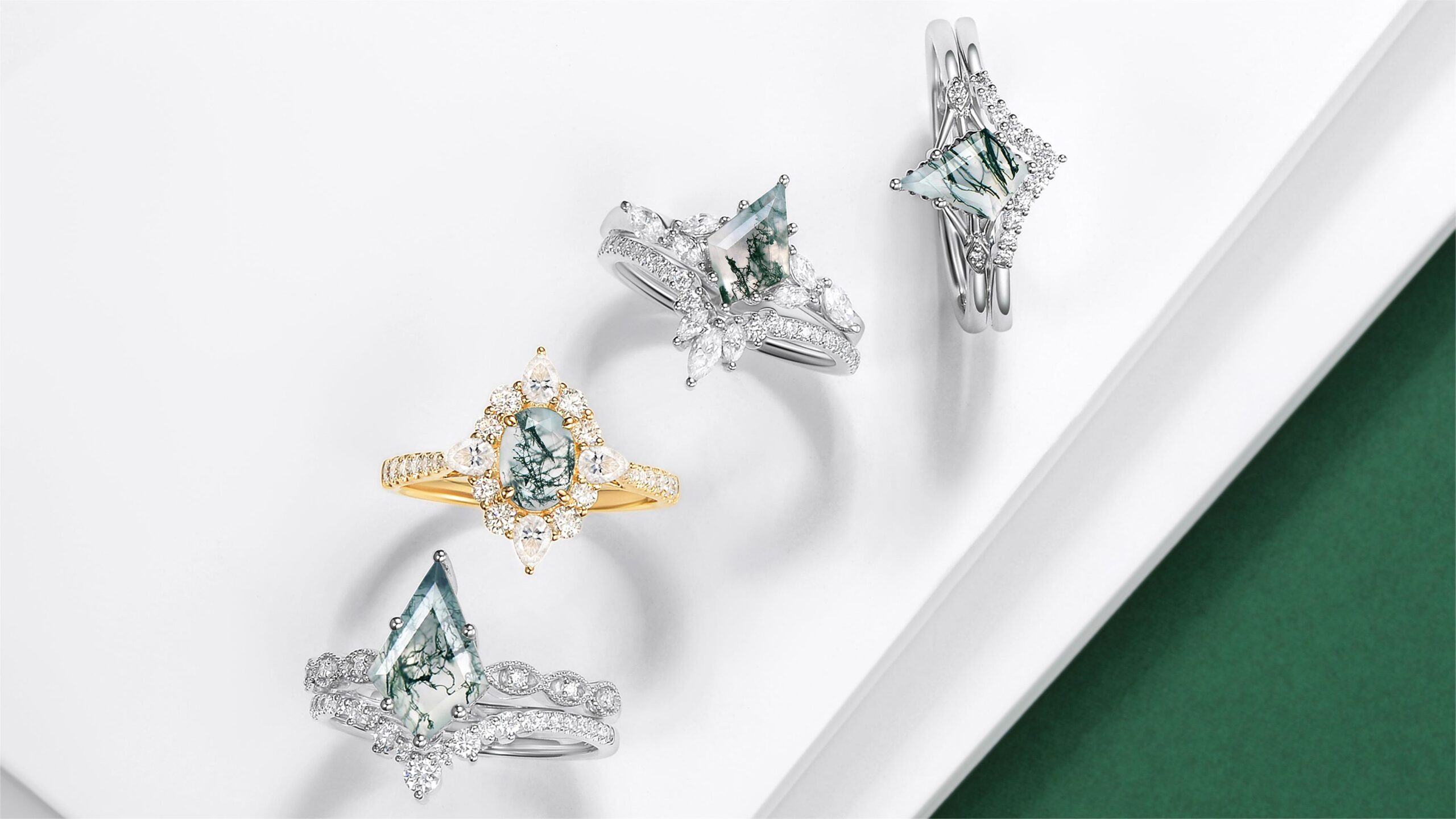 What Are Some Creative Ways to Personalize Moss Agate Rings?